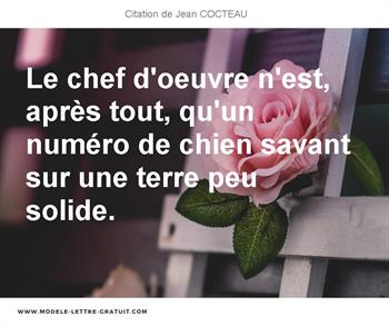 Citations Jean COCTEAU