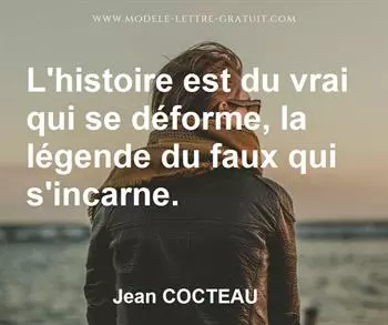Citation de Jean COCTEAU