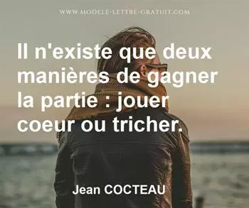 Citation de Jean COCTEAU