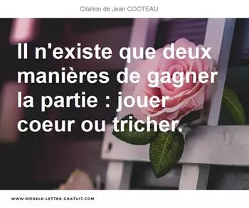 Citations Jean COCTEAU