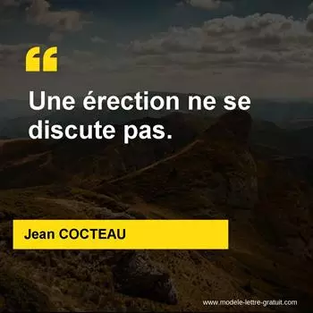 Citation Jean COCTEAU