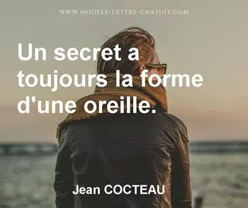 Citation de Jean COCTEAU