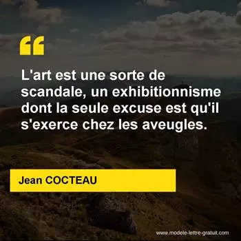Citation Jean COCTEAU
