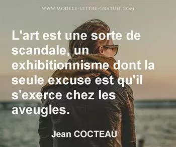 Citation de Jean COCTEAU