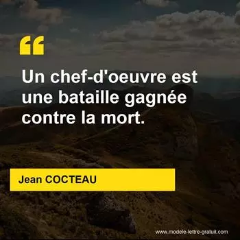 Citation Jean COCTEAU