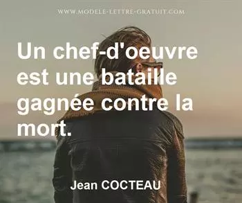 Citation de Jean COCTEAU