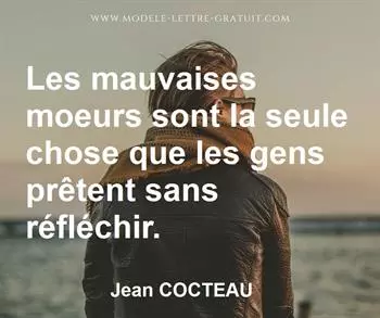 Citation de Jean COCTEAU