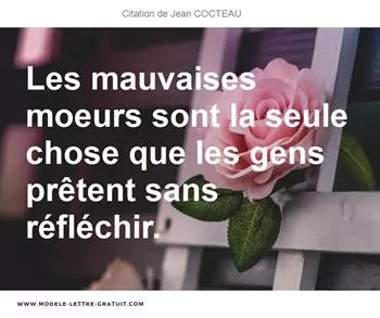 Citations Jean COCTEAU