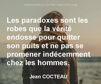 Citation de Jean COCTEAU