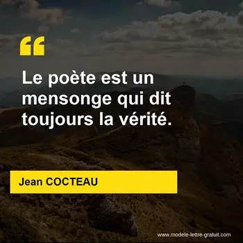 Citation Jean COCTEAU