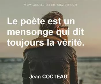 Citation de Jean COCTEAU