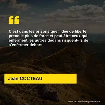Citation Jean COCTEAU