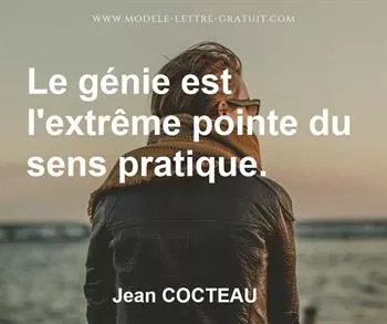 Citation de Jean COCTEAU