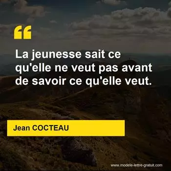 Citation Jean COCTEAU