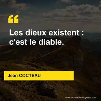 Citation Jean COCTEAU