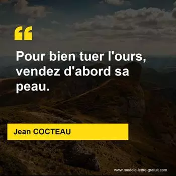 Citation Jean COCTEAU