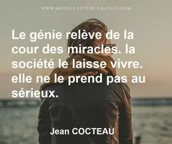 Citation de Jean COCTEAU