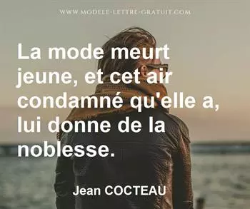 Citation de Jean COCTEAU