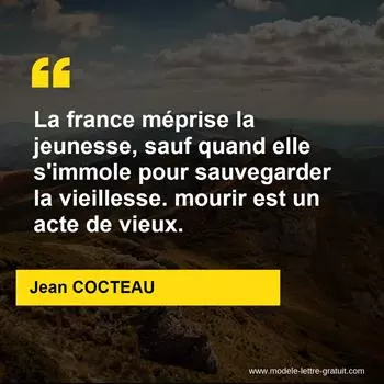 Citation Jean COCTEAU