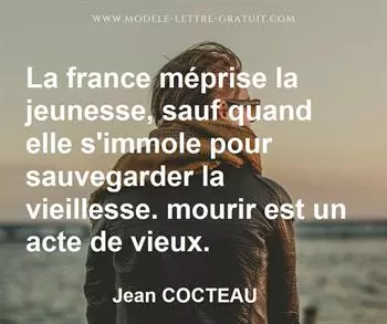 Citation de Jean COCTEAU