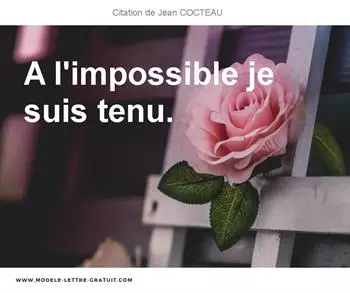 Citations Jean COCTEAU