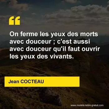 Citation Jean COCTEAU