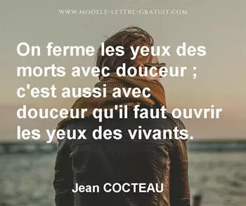 Citation de Jean COCTEAU