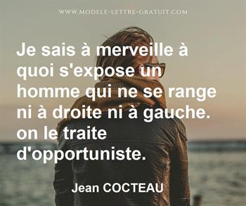 Citation de Jean COCTEAU