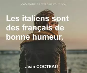 Citation de Jean COCTEAU