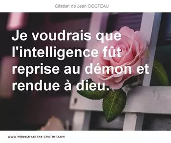 Citations Jean COCTEAU