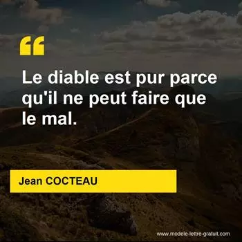 Citation Jean COCTEAU