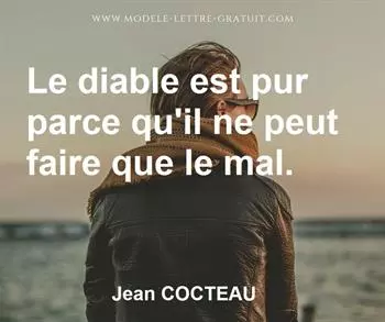 Citation de Jean COCTEAU