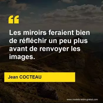 Citation Jean COCTEAU