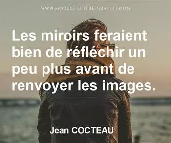 Citation de Jean COCTEAU
