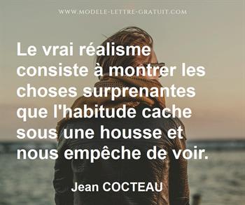 Citation de Jean COCTEAU