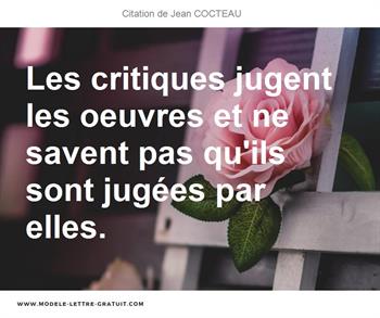 Citations Jean COCTEAU