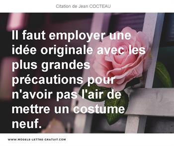 Citations Jean COCTEAU