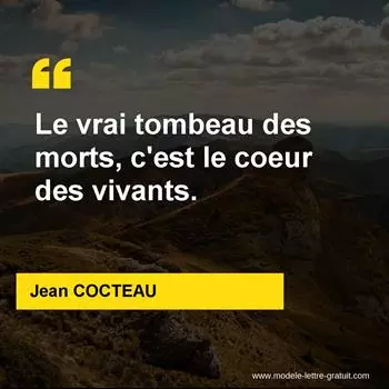 Citation Jean COCTEAU