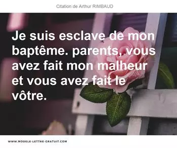 Citations Arthur RIMBAUD