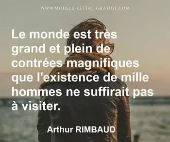 Citation de Arthur RIMBAUD