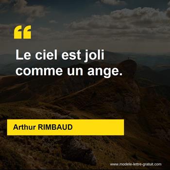 Citation de Arthur RIMBAUD 