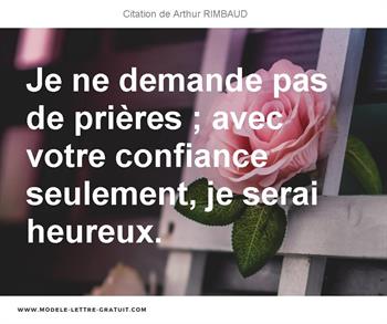 Citations Arthur RIMBAUD