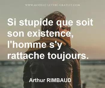 Citation de Arthur RIMBAUD 