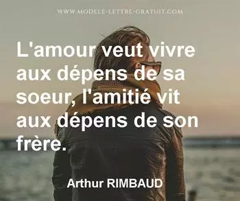Citation de Arthur RIMBAUD 