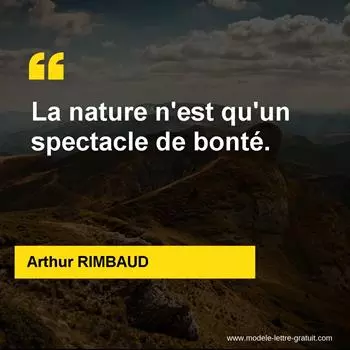 Citation Arthur RIMBAUD 
