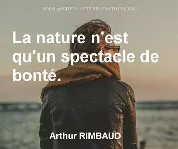 Citation de Arthur RIMBAUD 