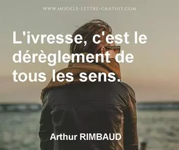 Citation de Arthur RIMBAUD 