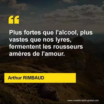 Citation Arthur RIMBAUD 