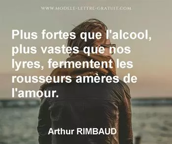 Citation de Arthur RIMBAUD 