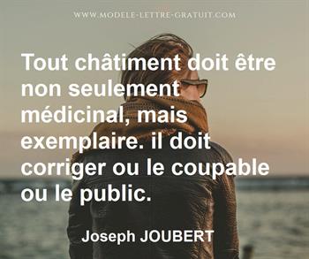 Citation de Joseph JOUBERT